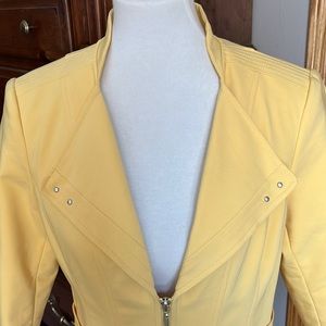 WHBM yellow blazer